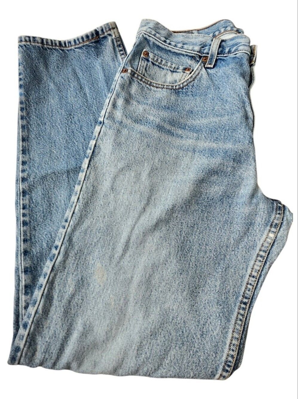 Levi's 550 Light Wash Y2K Relaxed Fit Jeans. Sz. 33x34